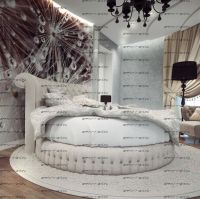 Кровать круглая Амстердам 1065.МО б/о