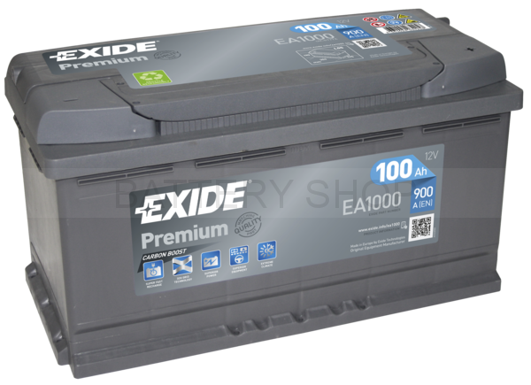 Exide Premium 100 Ah 900 A EA1000