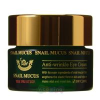 3W CLINIC Омолаживающий крем для век с улиточным муцином Snail Mucus Anti-Wrinkle Eye Cream, 30 мл