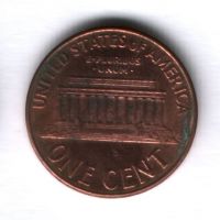 1 цент 2007 года США AUNC