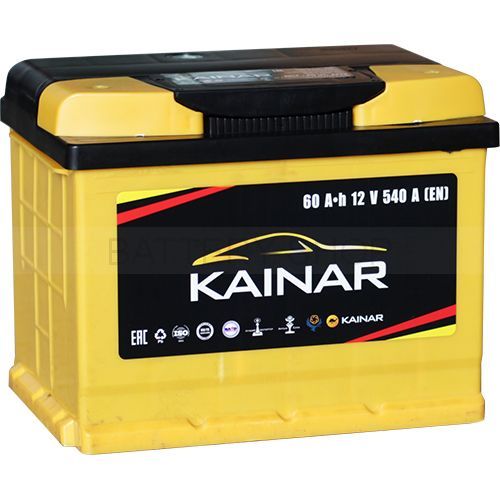 KAINAR 60 Ah 550 A обрат. полярность НИЗКИЙ