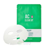 Etude House Очищающая маска для проблемной кожи AC Clean Up Mask Sheet, 27 мл