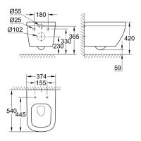 схема унитаза Grohe Euro Ceramic 39328