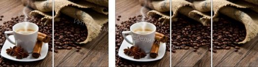 Стол раздвижной "Грация" (1,45) Венге/Фотопечать Кофе R 012