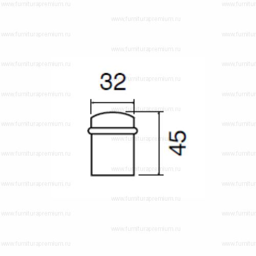 Ограничитель открывания для двери Fimet 3695