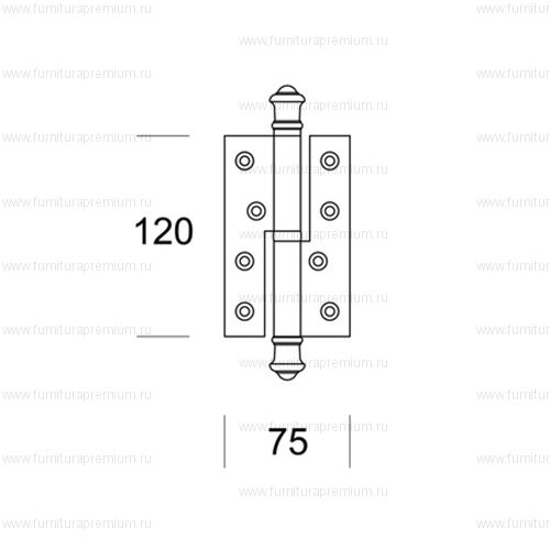 Петля Salice Paolo Tudor 2901