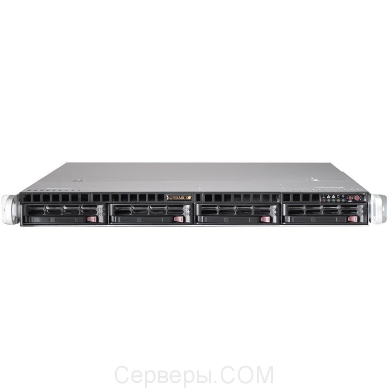 Корпус Supermicro SuperChassis 813MF2TQC-R804CB Rack 800Вт Чёрный 1U, CSE-813MF2TQC-R804CB