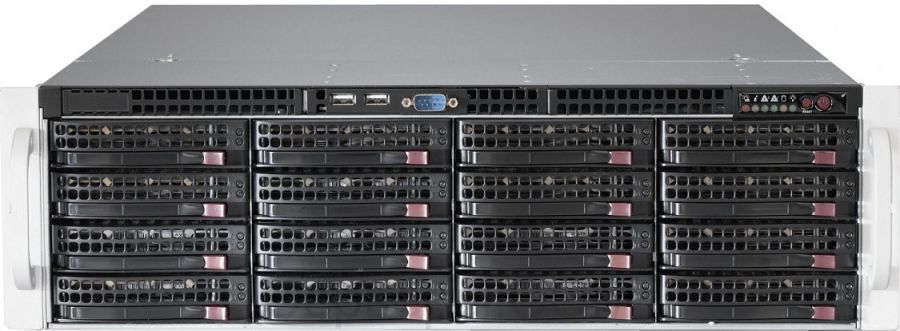 Серверная платформа Supermicro SuperStorage 6038R-E1CR16N 3U 2xLGA 2011v3 16x3.5", SSG-6038R-E1CR16N