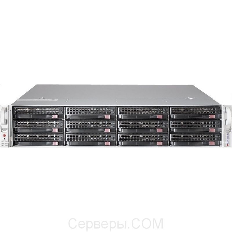 Серверная платформа Supermicro SuperStorage 6028R-E1CR12L 2U 2xLGA 2011v3 12x3.5", SSG-6028R-E1CR12L