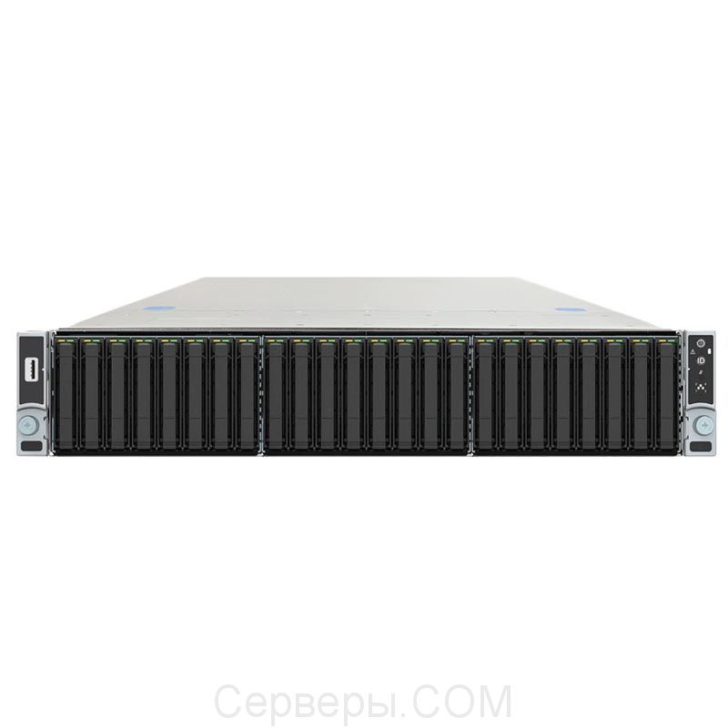 Серверная платформа Intel Wolf Pass 2U 2xLGA 3647 24x2.5", R2224WFTZSR