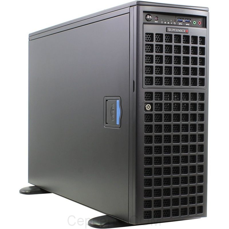 Серверная платформа Supermicro SuperWorkstation 7048GR-TR Rack/Tower 4U 2xLGA 2011v3 8x3.5", SYS-704