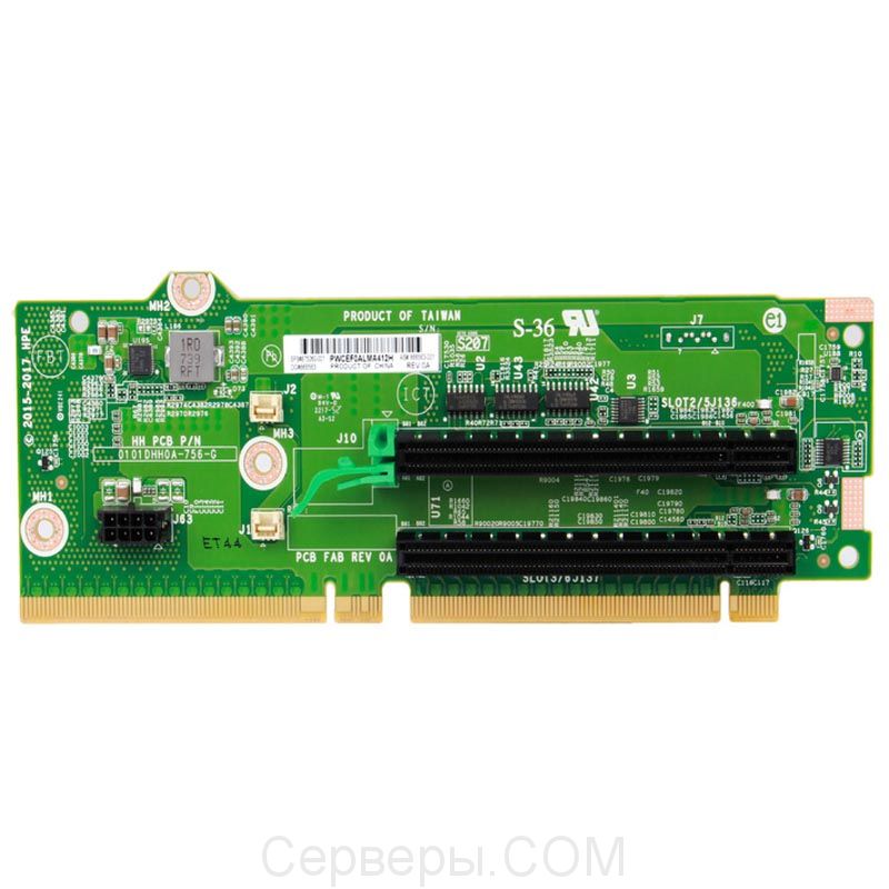 Райзер HP Enterprise ProLiant DL Gen10 x16/x16, 826704-B21