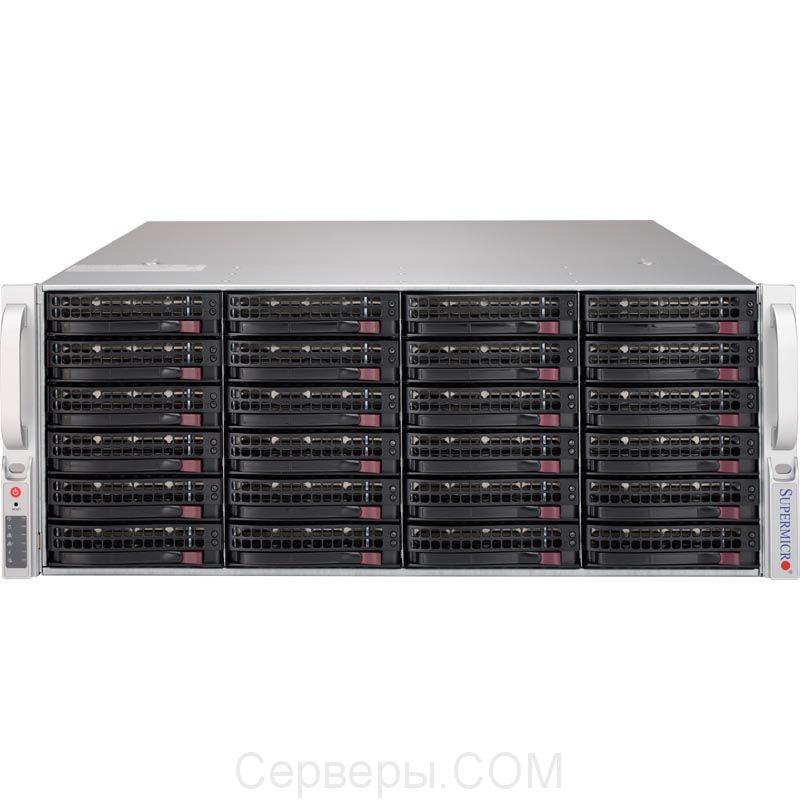 Корпус Supermicro SuperChassis 847BE1C4-R1K23LPB Rack 1200Вт Чёрный 4U, CSE-847BE1C4-R1K23LPB