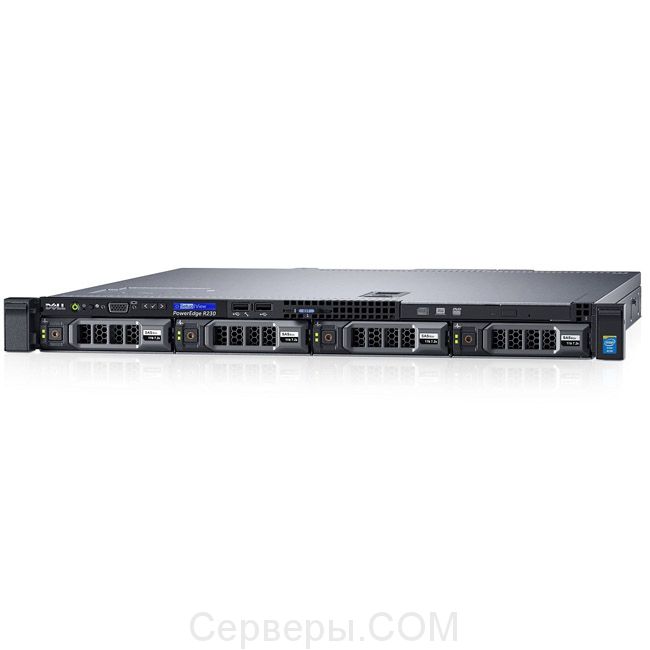 Сервер Dell PowerEdge R230 3.5" Rack 1U, R230-AEXB-630-11