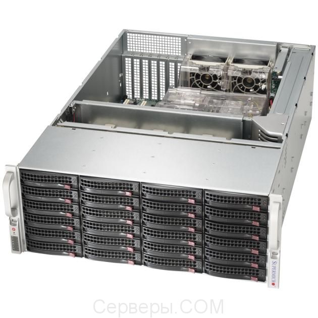 Серверная платформа Supermicro SuperServer 6048R-E1CR24N 4U 2xLGA 2011v3 24x3.5", SSG-6048R-E1CR24N