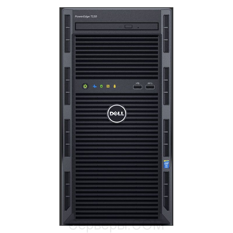 Сервер Dell PowerEdge T130 3.5" Minitower, 210-AFFS-38