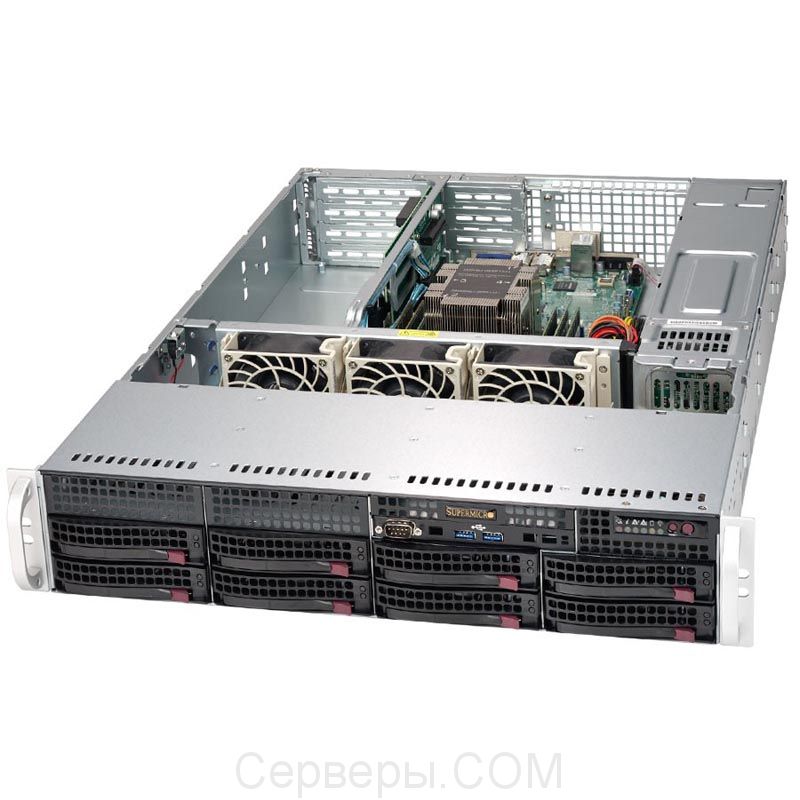 Серверная платформа Supermicro SuperServer 5029P-WTR 2U 1xLGA 3647 8x3.5", SYS-5029P-WTR