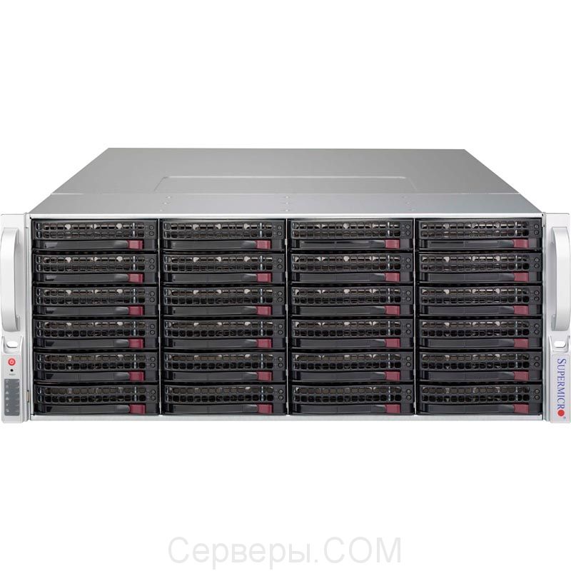 Корпус Supermicro SuperChassis 847BE2C-R1K28WB Rack 1280Вт Чёрный 4U, CSE-847BE2C-R1K28WB