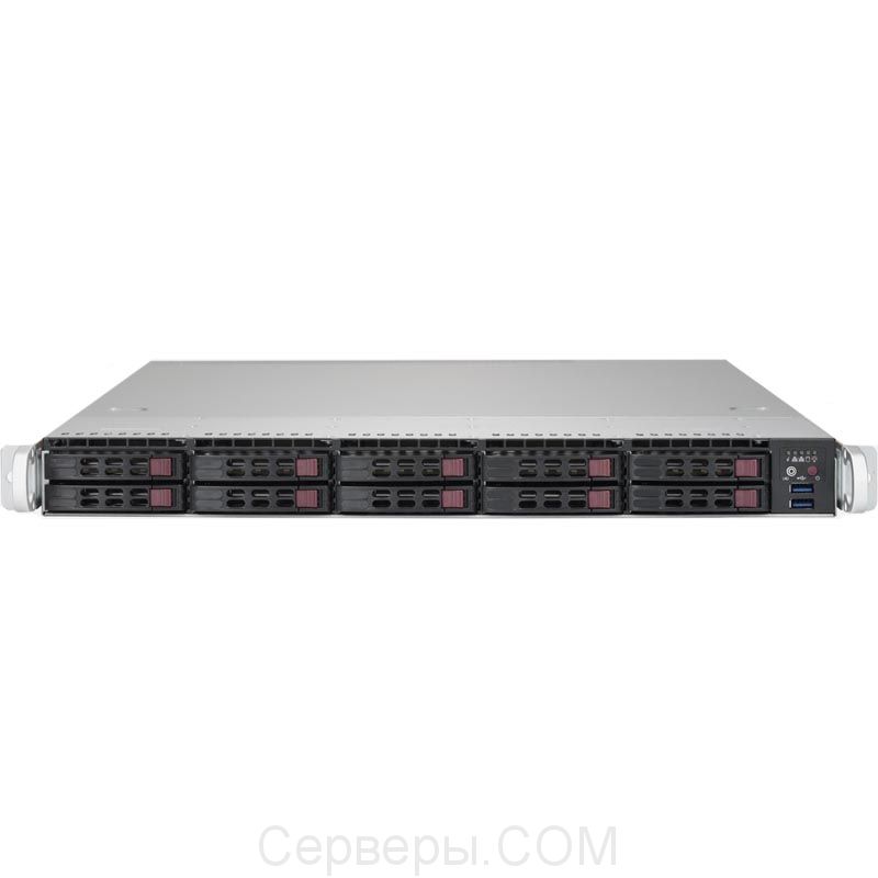 Серверная платформа Supermicro SuperServer 1029P-WTRT 1U 2xLGA 3647 10x2.5", SYS-1029P-WTRT