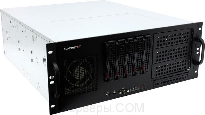 Корпус Supermicro SuperChassis 842TQ-865B Rack 865Вт Чёрный 4U, CSE-842TQ-865B