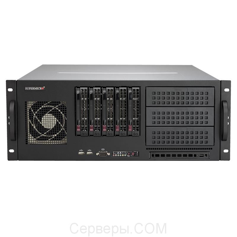 Серверная платформа Supermicro SuperServer 6048R-TXR 4U 2xLGA 2011v3 5x3.5", SYS-6048R-TXR