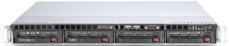 Серверная платформа Supermicro SuperServer 5018D-MTF 1U 1xLGA 1150 4x3.5", SYS-5018D-MTF