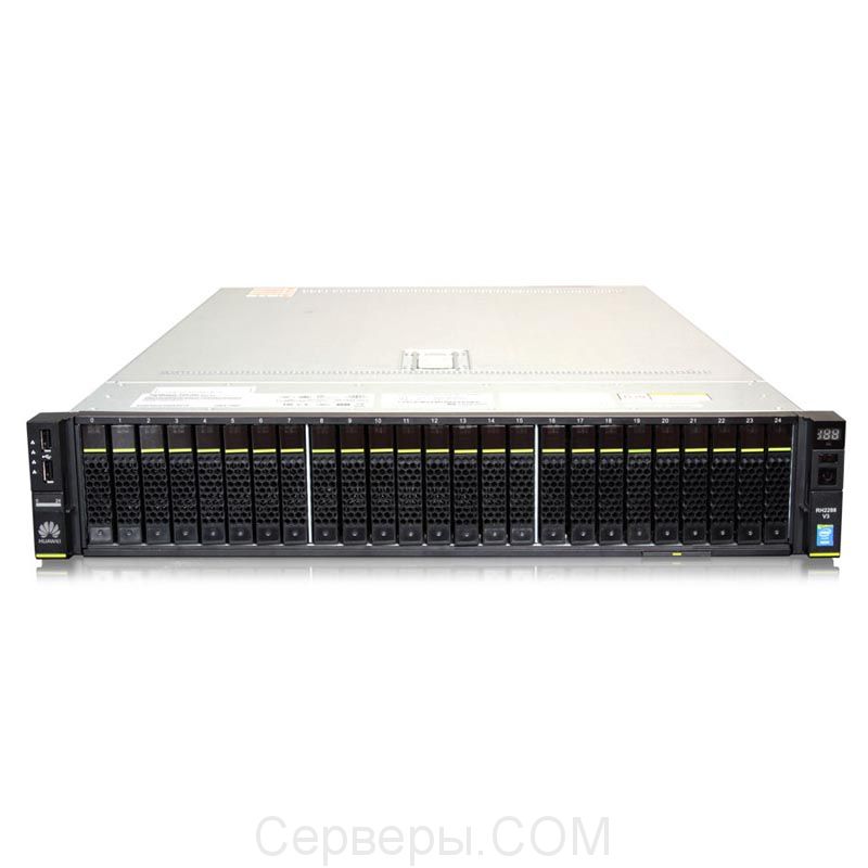 Сервер Huawei FusionServer RH2288 v3 2.5" Rack 2U, RH2288-2620V4-32-25HD