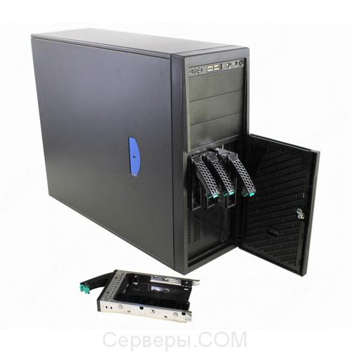 Корпус Intel Union Peak P4000S Tower 365Вт Чёрный 4U, P4304XXSFCN