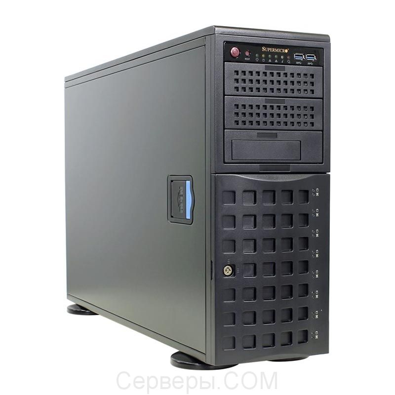 Корпус Supermicro SuperChassis 745TQ-R1200B Miditower 1200Вт Чёрный 4U, CSE-745TQ-1200B