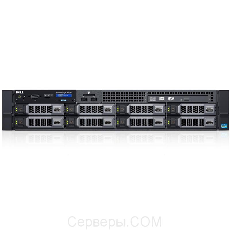 Сервер Dell PowerEdge R730 3.5" Rack 2U, 210-ACXU-319