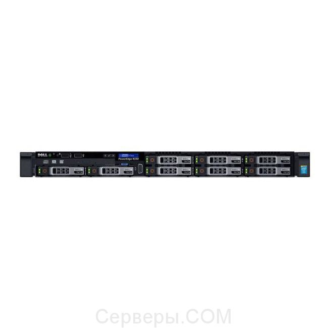 Сервер Dell PowerEdge R330 2.5" Rack 1U, 210-AFEV/053