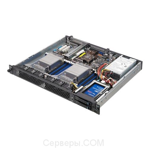 Серверная платформа Asus RS400-E8-PS2 1U 2xLGA 2011v3 2x2.5", RS400-E8-PS2