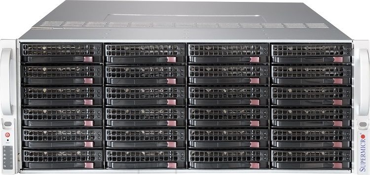 Серверная платформа Supermicro SuperStorage 6047R-E1R24N 4U 2xLGA 2011 24x3.5", SSG-6047R-E1R24N