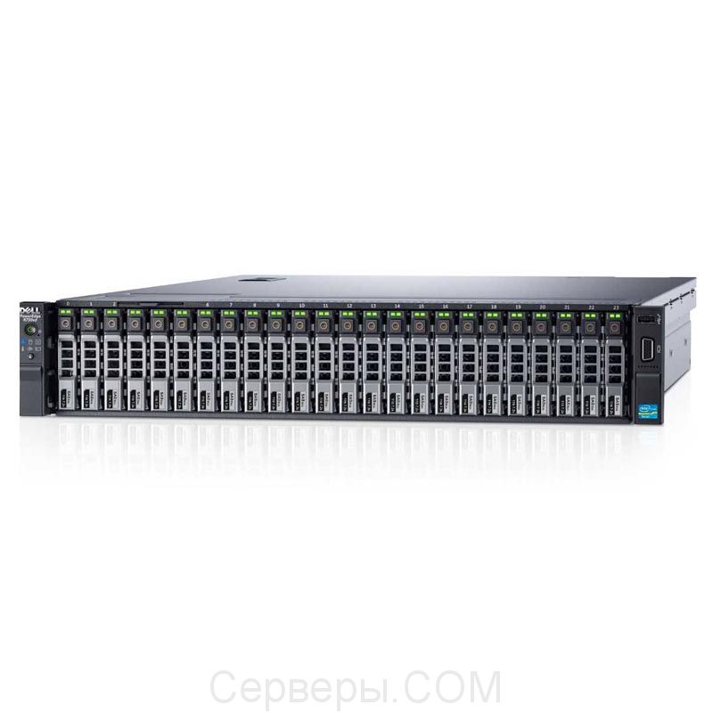 Сервер Dell PowerEdge R730XD 2.5" Rack 2U, 210-ADBC-276