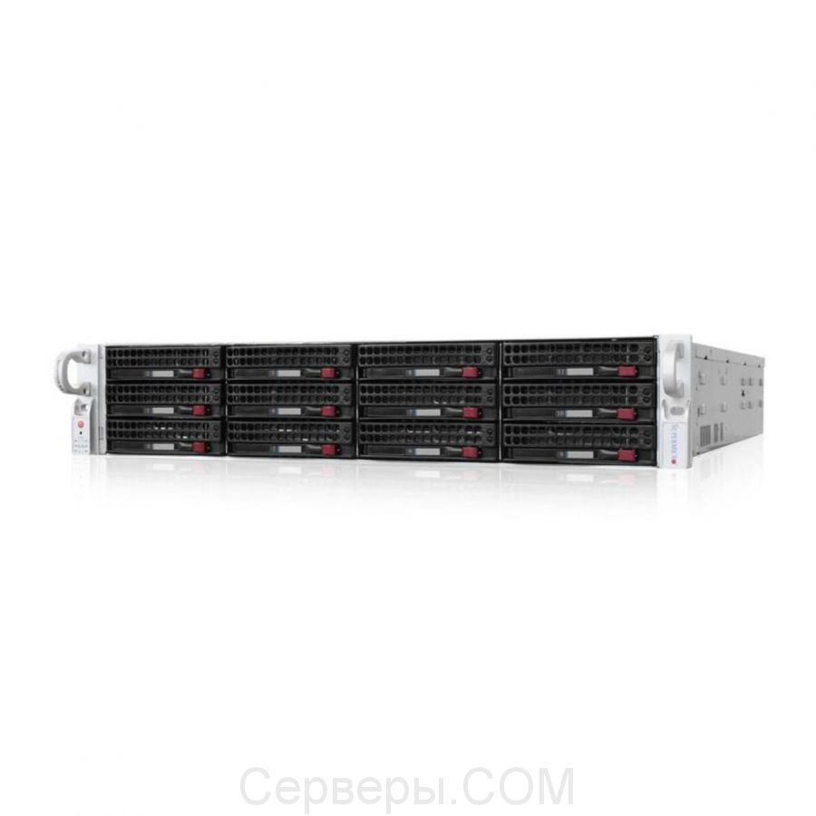 Корпус Supermicro SuperChassis 826E16-R1200LPB Rack 1200Вт Чёрный 2U, CSE-826E16-R1200LPB