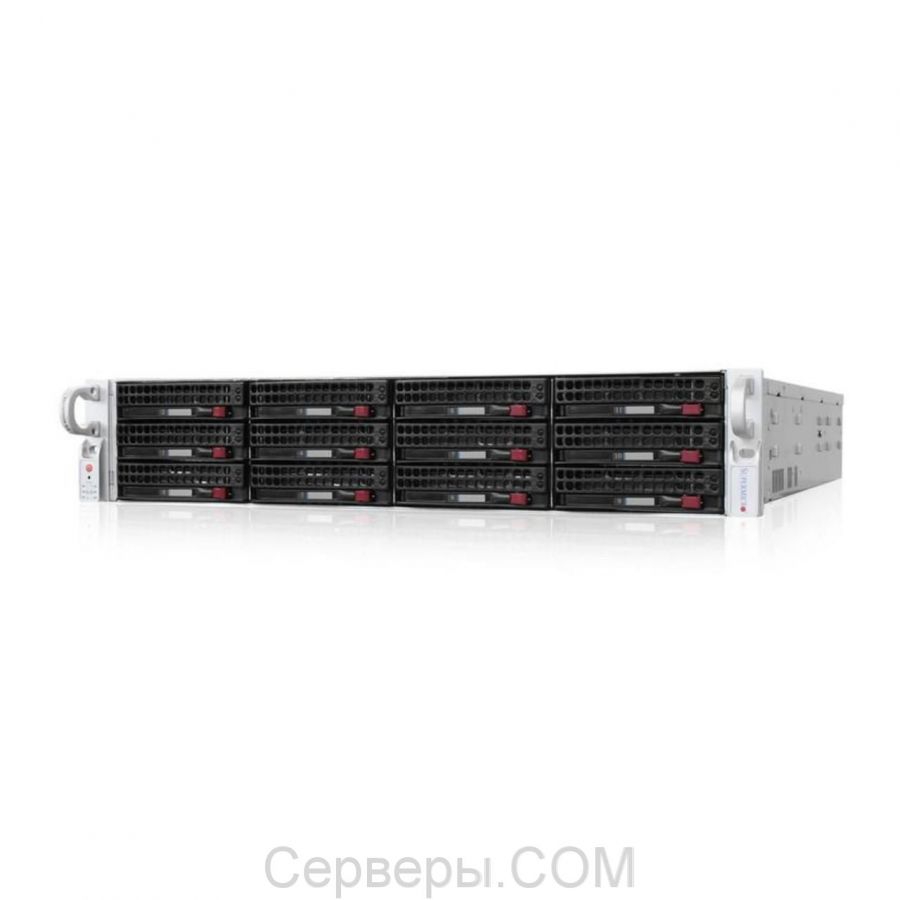 Корпус Supermicro SuperChassis 826E16-R1200LPB Rack 1200Вт Чёрный 2U, CSE-826E16-R1200LPB
