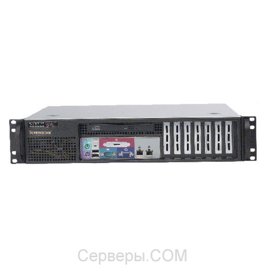 Корпус Supermicro SuperChassis 523L-410B Rack 410Вт Чёрный 2U, CSE-523L-410B