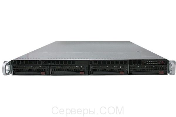 Корпус Supermicro SuperChassis 815TQ-563CB Rack 500Вт Чёрный 1U, CSE-815TQ-563CB