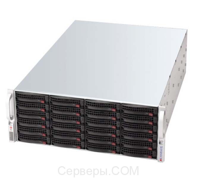 Корпус Supermicro SuperChassis 846E16-R1200B Rack 1200Вт Чёрный 4U, CSE-846E16-R1200B