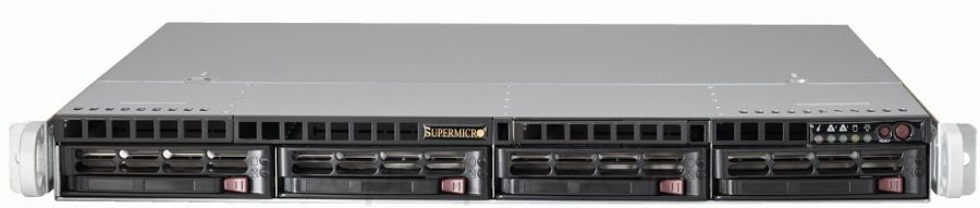 Серверная платформа Supermicro SuperServer 6017R-WRF 1U 2xLGA 2011 4x3.5", SYS-6017R-WRF