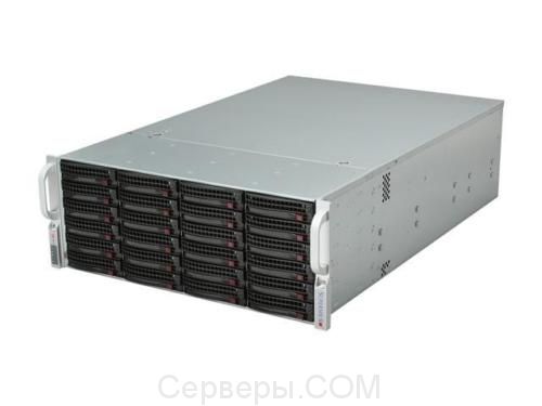 Корпус Supermicro SuperChassis 846E26-R1200B Rack 1200Вт Чёрный 4U, CSE-846E26-R1200B