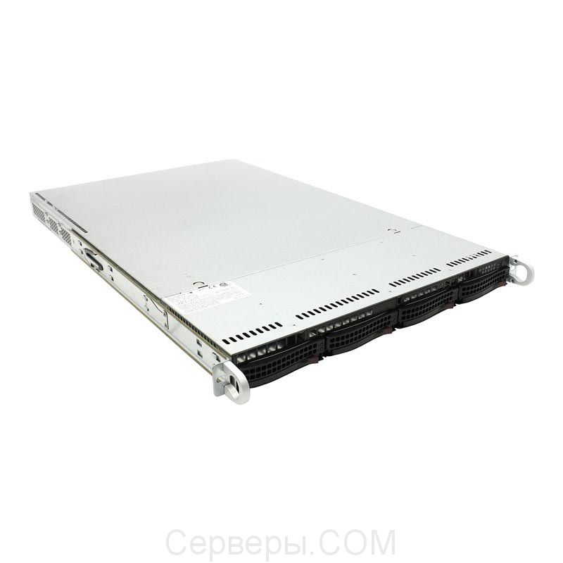 Серверная платформа Supermicro SuperServer 6017R-72RFTP 1U 2xLGA 2011 4x3.5", SYS-6017R-72RFTP