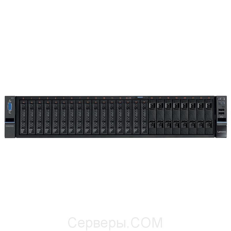 Сервер хранения Lenovo DX8200D Storage Virtualization 2.5" Rack 2U, 5135J2G