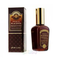 3W CLINIC Увлажняющая сыворотка для области вокруг глаз Premium Placenta Brightening Day Eye Serum, 50 мл
