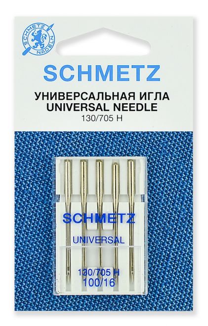 Иглы Schmetz стандартные №100 (5шт.)