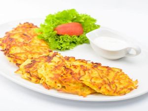 Драники 3шт, Сметана и кофе американо 200мл