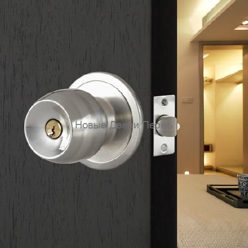 Ручка-защелка шарик для межкомнатных дверей