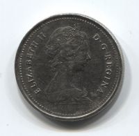 25 центов 1982 года Канада VF