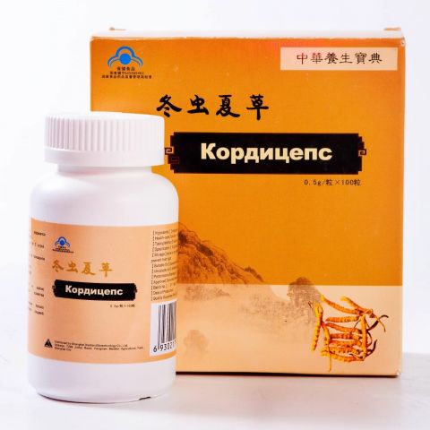 Кордицепс китайский в капсулах , 100 капсул