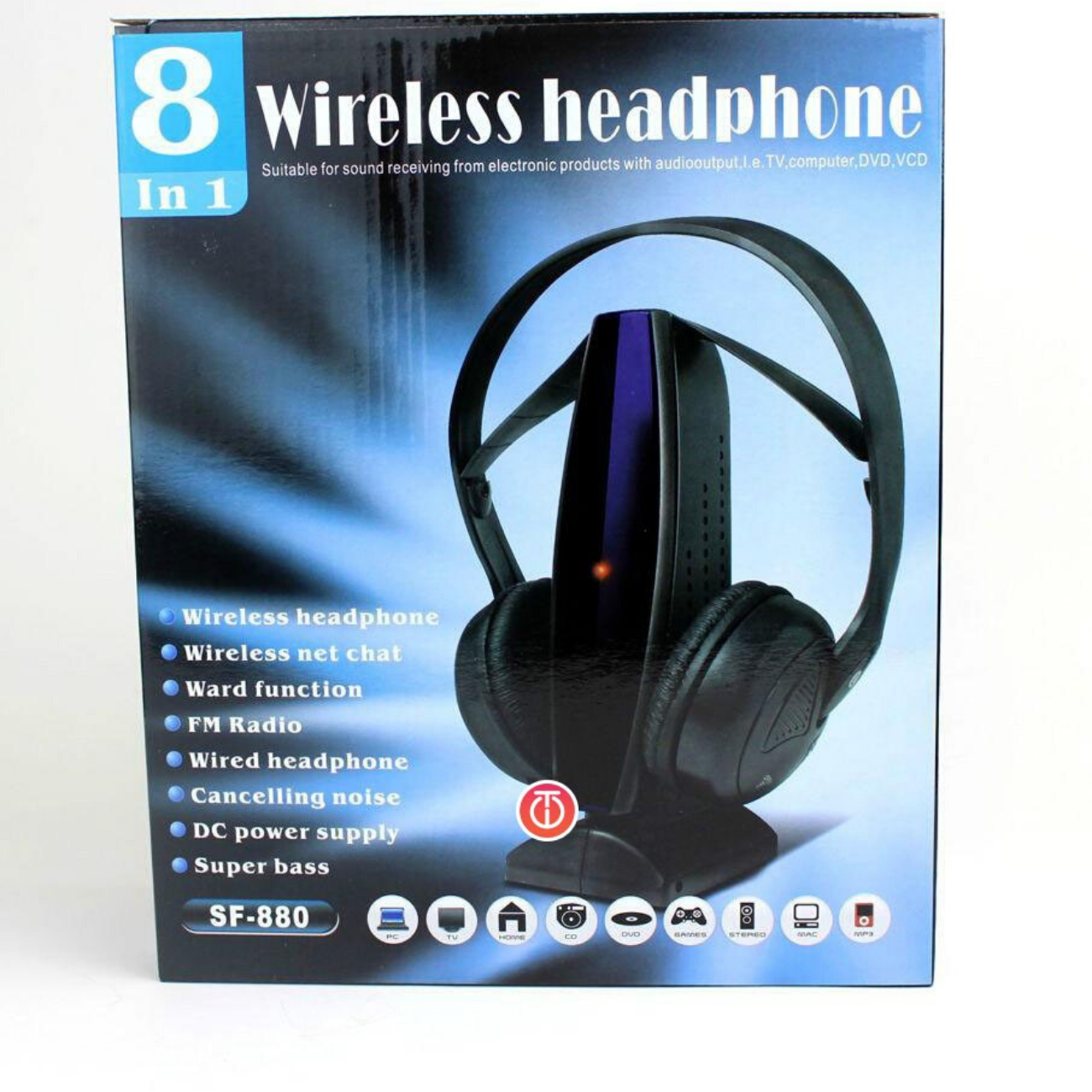 Беспроводные наушники WIRELESS HEADPHONE 8 in 1